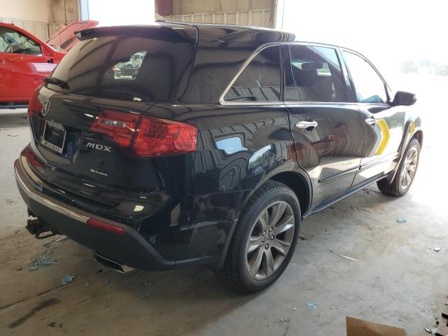 2HNYD2H50BH510165 - 2011 ACURA MDX ADVANCE შავი ფოტო 3