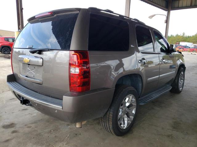 1GNSCCE08ER120648 - 2014 CHEVROLET TAHOE C1500 LTZ GRAY photo 4