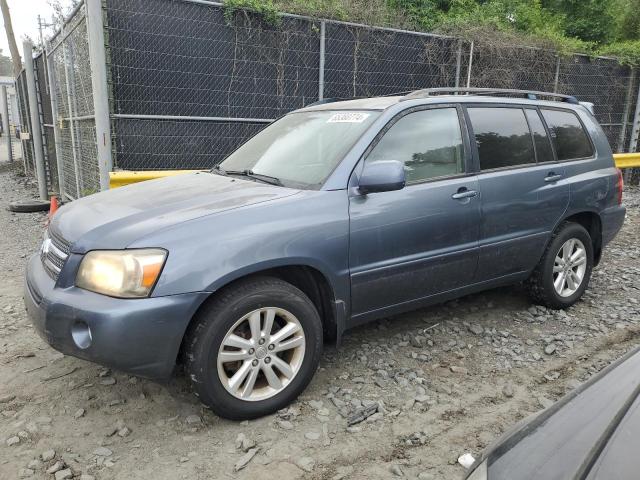 JTEEW21A660014478 - 2006 TOYOTA HIGHLANDER HYBRID BLUE photo 1