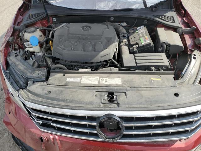 1VWBA7A34JC025326 - 2018 VOLKSWAGEN PASSAT SE MAROON photo 11
