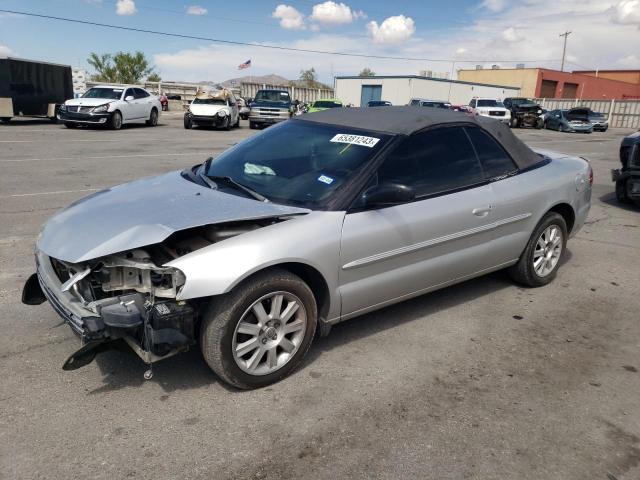 1C3EL75R85N640937 - 2005 CHRYSLER SEBRING GTC GRAY photo 1