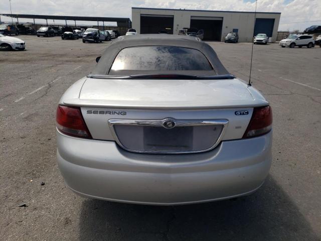 1C3EL75R85N640937 - 2005 CHRYSLER SEBRING GTC GRAY photo 6