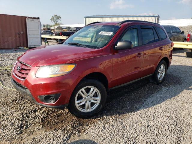 5XYZG3ABXBG063317 - 2011 HYUNDAI SANTA FE GLS BURGUNDY photo 1