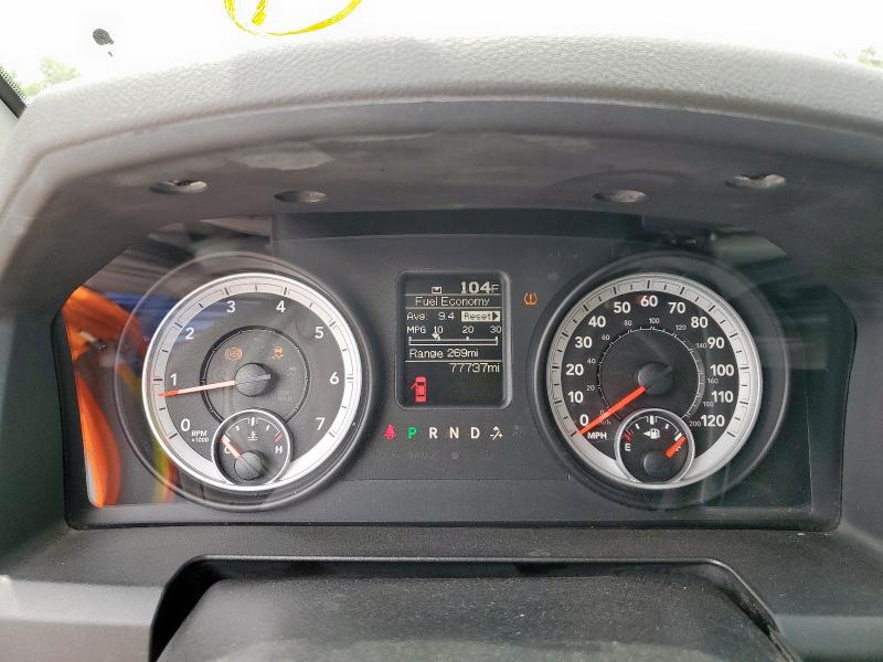 1C6RR6FP7DS529757 - 2013 RAM 1500 ST SILVER photo 9