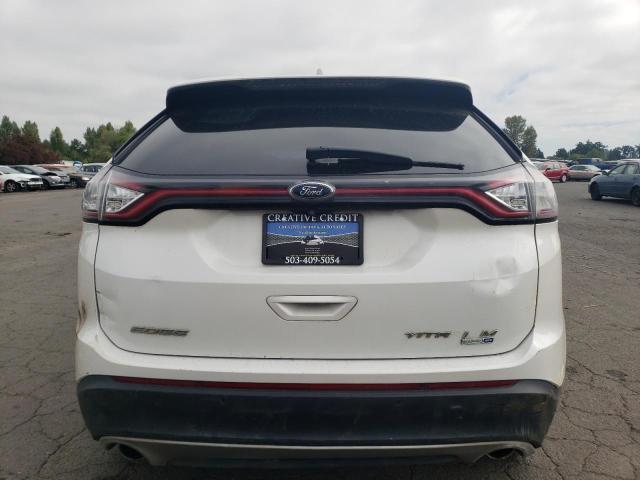 2FMTK4K98FBB23428 - 2015 FORD EDGE TITANIUM WHITE photo 6