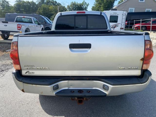5TEUU42N85Z011227 - 2005 TOYOTA TACOMA ACCESS CAB ვერცხლისფერი ფოტო 6