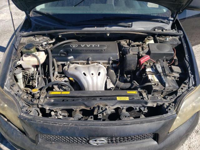 JTKDE167080247505 - 2008 TOYOTA SCION TC შავი ფოტო 11