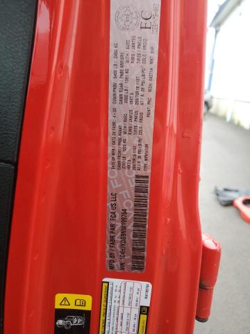 1C4HJXDG9NW199764 - 2022 JEEP WRANGLER U SPORT წითელი ფოტო 14