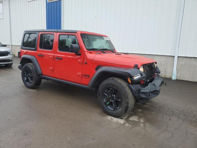 1C4HJXDG9NW199764 - 2022 JEEP WRANGLER U SPORT წითელი ფოტო 4