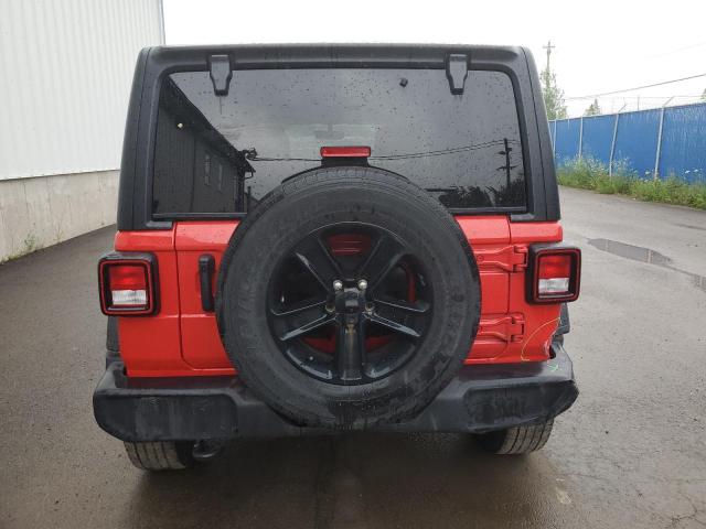 1C4HJXDG9NW199764 - 2022 JEEP WRANGLER U SPORT წითელი ფოტო 6