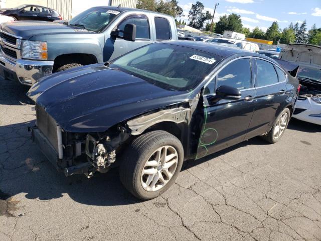 1FA6P0HD0F5121156 - 2015 FORD FUSION SE BLACK photo 1