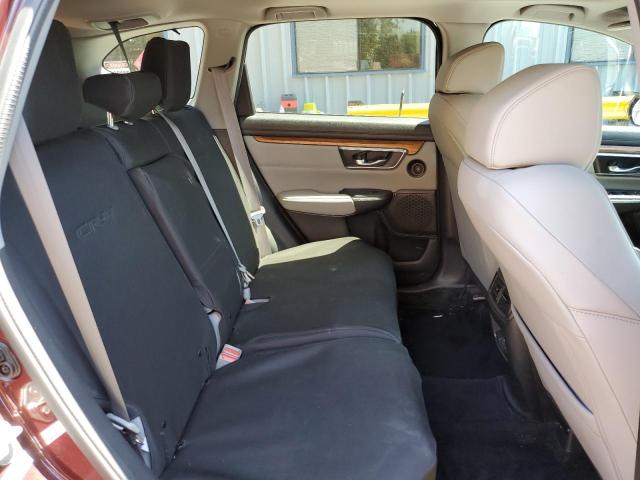 7FARW2H86KE026221 - 2019 HONDA CR-V EXL BURGUNDY photo 10