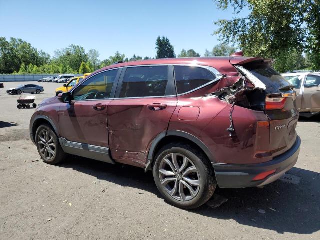 7FARW2H86KE026221 - 2019 HONDA CR-V EXL BURGUNDY photo 2