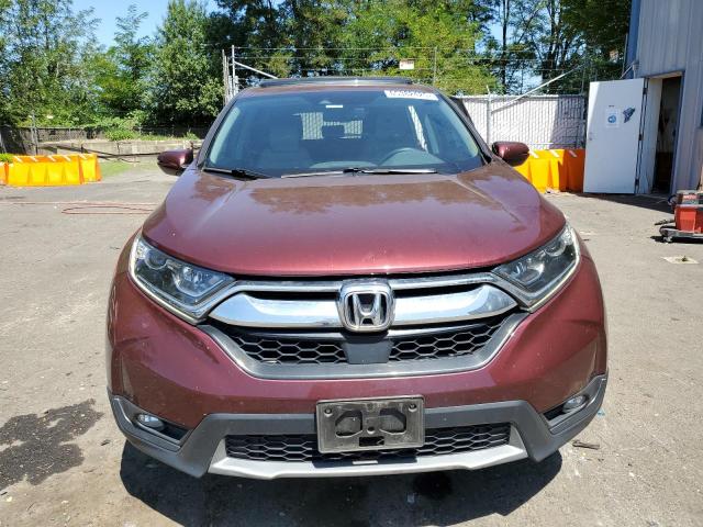 7FARW2H86KE026221 - 2019 HONDA CR-V EXL BURGUNDY photo 5