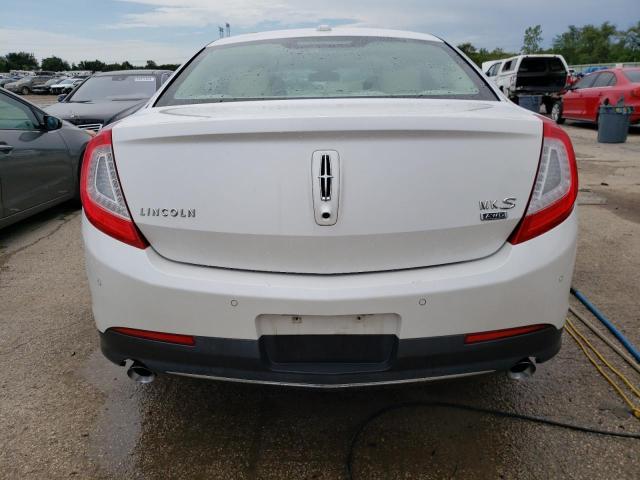 1LNHL9EK2DG618406 - 2013 LINCOLN MKS WHITE photo 6