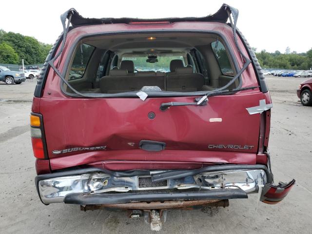 1GNFK16Z44J151611 - 2004 CHEVROLET SUBURBAN K1500 RED photo 6