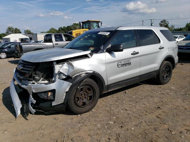 1FM5K8AR0HGB94345 - 2017 FORD EXPLORER POLICE INTERCEPTOR 银色 照片 1