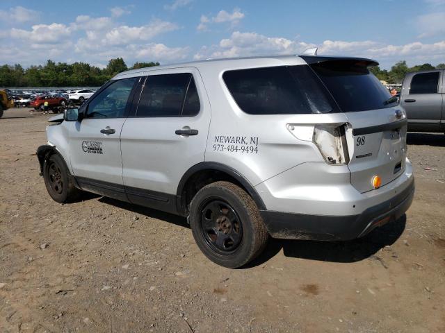 1FM5K8AR0HGB94345 - 2017 FORD EXPLORER POLICE INTERCEPTOR SILVER photo 2