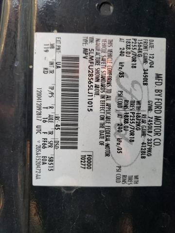 5LMFU28565LJ11015 - 2005 LINCOLN NAVIGATOR შავი ფოტო 13