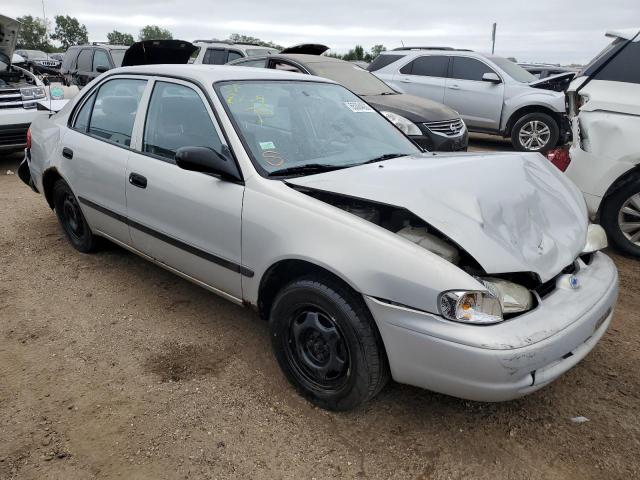 1Y1SK52872Z409996 - 2002 CHEVROLET GEO PRIZM BASE SILVER photo 4