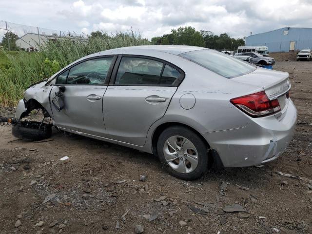 19XFB2F54FE200785 - 2015 HONDA CIVIC LX SILVER photo 2