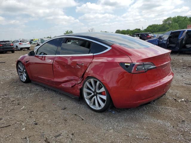 5YJ3E1EB5JF079957 - 2018 TESLA MODEL 3 Qırmızı foto 2