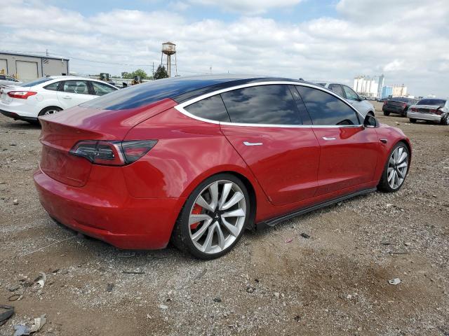 5YJ3E1EB5JF079957 - 2018 TESLA MODEL 3 Qırmızı foto 3