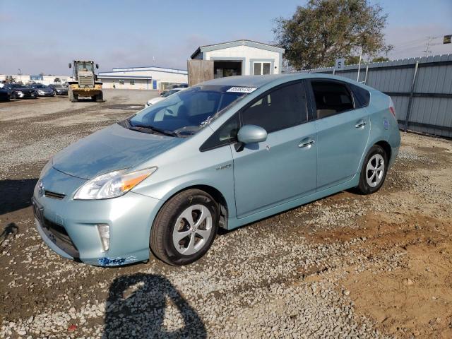 JTDKN3DU8D1621673 - 2013 TOYOTA PRIUS BLUE photo 1