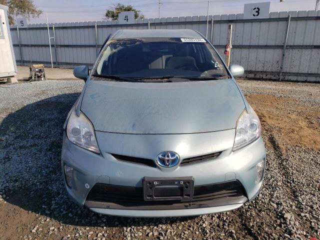 JTDKN3DU8D1621673 - 2013 TOYOTA PRIUS BLUE photo 5