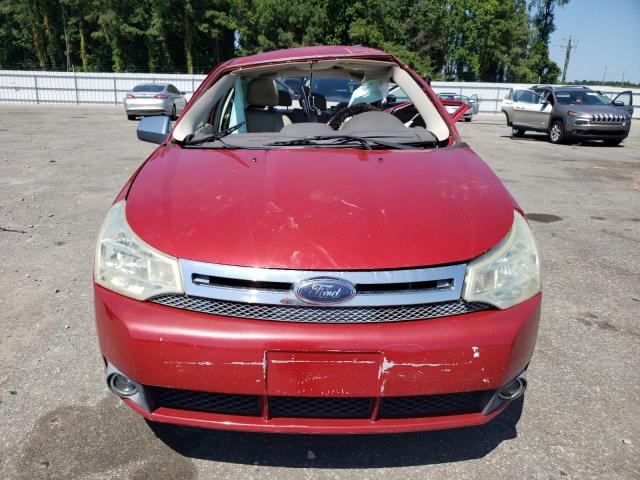 1FAHP37NX9W268152 - 2009 FORD FOCUS SEL RED photo 5