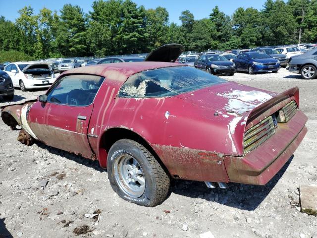 2W87Z7N101175 - 1977 PONTIAC FIREBIRD RED photo 2