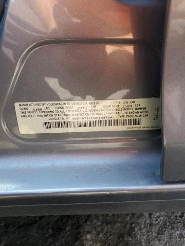 3VWRA71K88M193744 - 2008 VOLKSWAGEN JETTA WOLFSBURG 灰色 照片 12