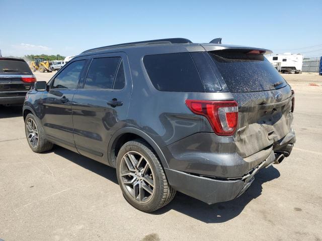 1FM5K8GTXHGD21590 - 2017 FORD EXPLORER SPORT CHARCOAL photo 2