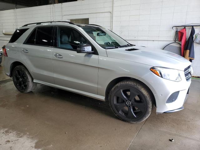 4JGDA5HB9HA912533 - 2017 MERCEDES-BENZ GLE 350 4MATIC SILVER photo 4