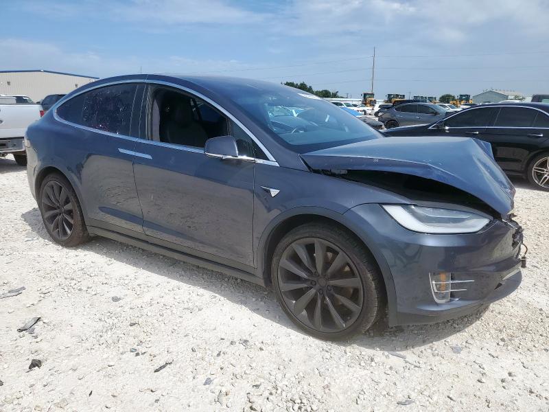 5YJXCBE25LF305236 - 2020 TESLA MODEL X 灰色 照片 4