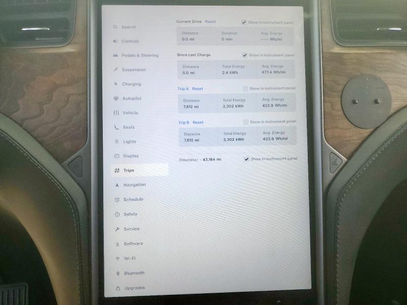 5YJXCBE25LF305236 - 2020 TESLA MODEL X 灰色 照片 9