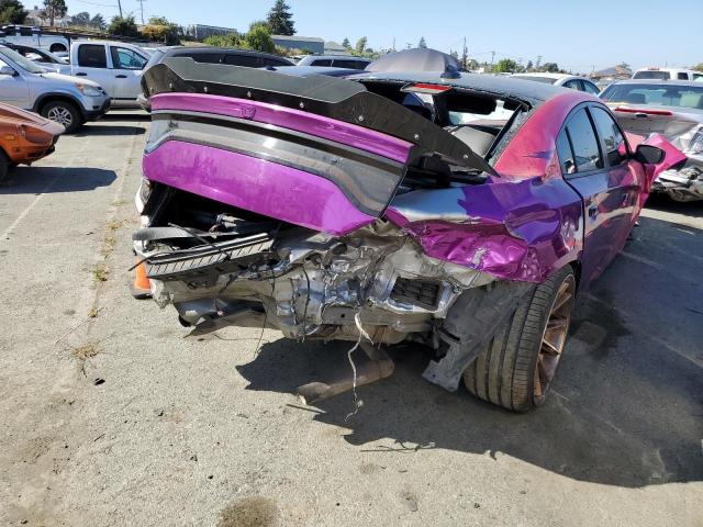 2C3CDXL96HH540968 - 2017 DODGE CHARGER SRT HELLCAT PURPLE photo 3