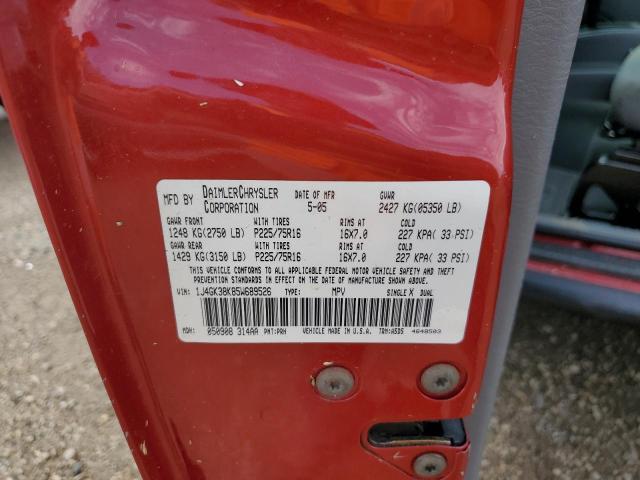 1J4GK38K85W689526 - 2005 JEEP LIBERTY RENEGADE RED photo 13