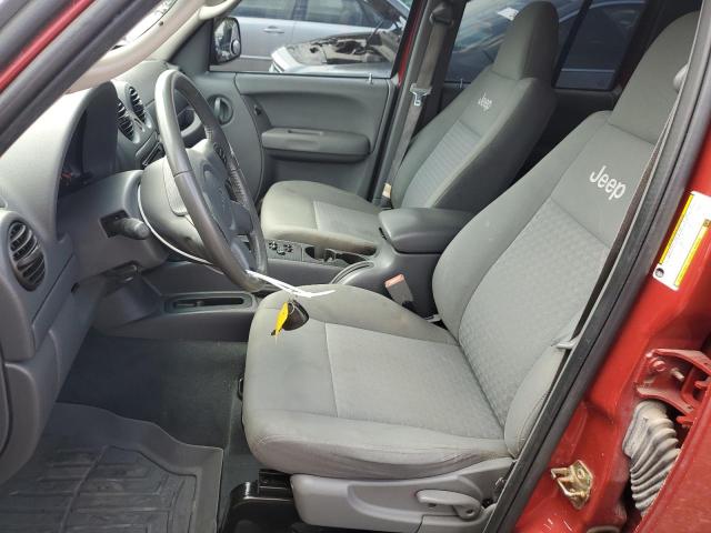 1J4GK38K85W689526 - 2005 JEEP LIBERTY RENEGADE RED photo 7