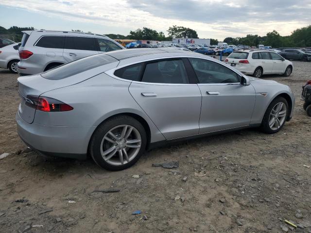 5YJSA1H17EFP46060 - 2014 TESLA MODEL S 银色 照片 3