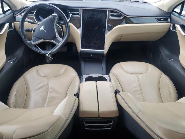 5YJSA1H17EFP46060 - 2014 TESLA MODEL S 银色 照片 8