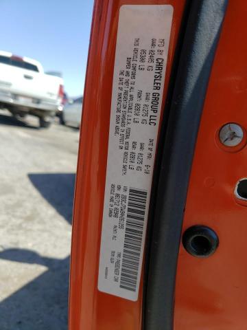 2B3CJ7DW9AH261255 - 2010 DODGE CHALLENGER SRT-8 橙色 照片 12