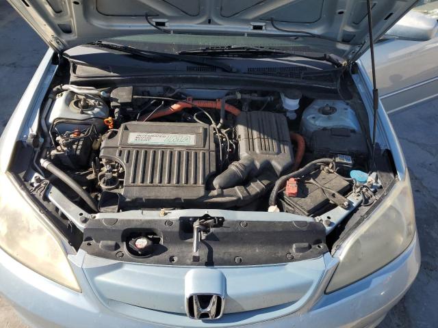 JHMES96664S010573 - 2004 HONDA CIVIC HYBRID SILVER photo 11