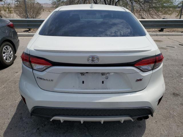 JTDP4RCE6LJ011596 - 2020 TOYOTA COROLLA SE WHITE photo 6