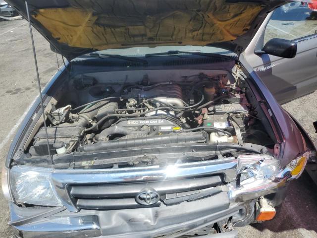 4TASN92N0XZ447890 - 1999 TOYOTA TACOMA XTRACAB PRERUNNER 灰色 照片 11