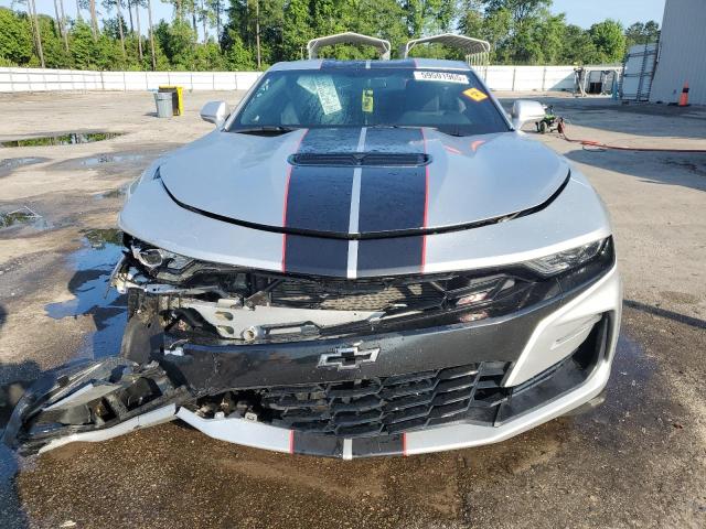 1G1FE1R7XK0118182 - 2019 CHEVROLET CAMARO SS ვერცხლისფერი ფოტო 9