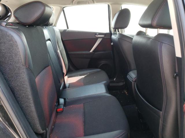 JM1BL1L35C1680620 - 2012 MAZDA SPEED 3 შავი ფოტო 10