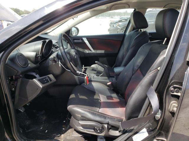 JM1BL1L35C1680620 - 2012 MAZDA SPEED 3 შავი ფოტო 7