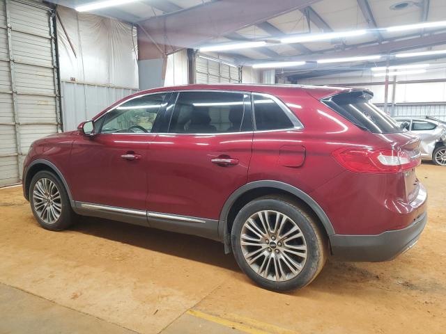 2LMPJ6LR5JBL12680 - 2018 LINCOLN MKX RESERVE Burdeos foto 2