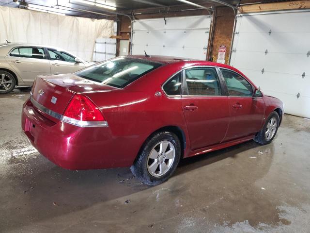 2G1WT57N191176128 - 2009 CHEVROLET IMPALA 1LT BURGUNDY photo 3